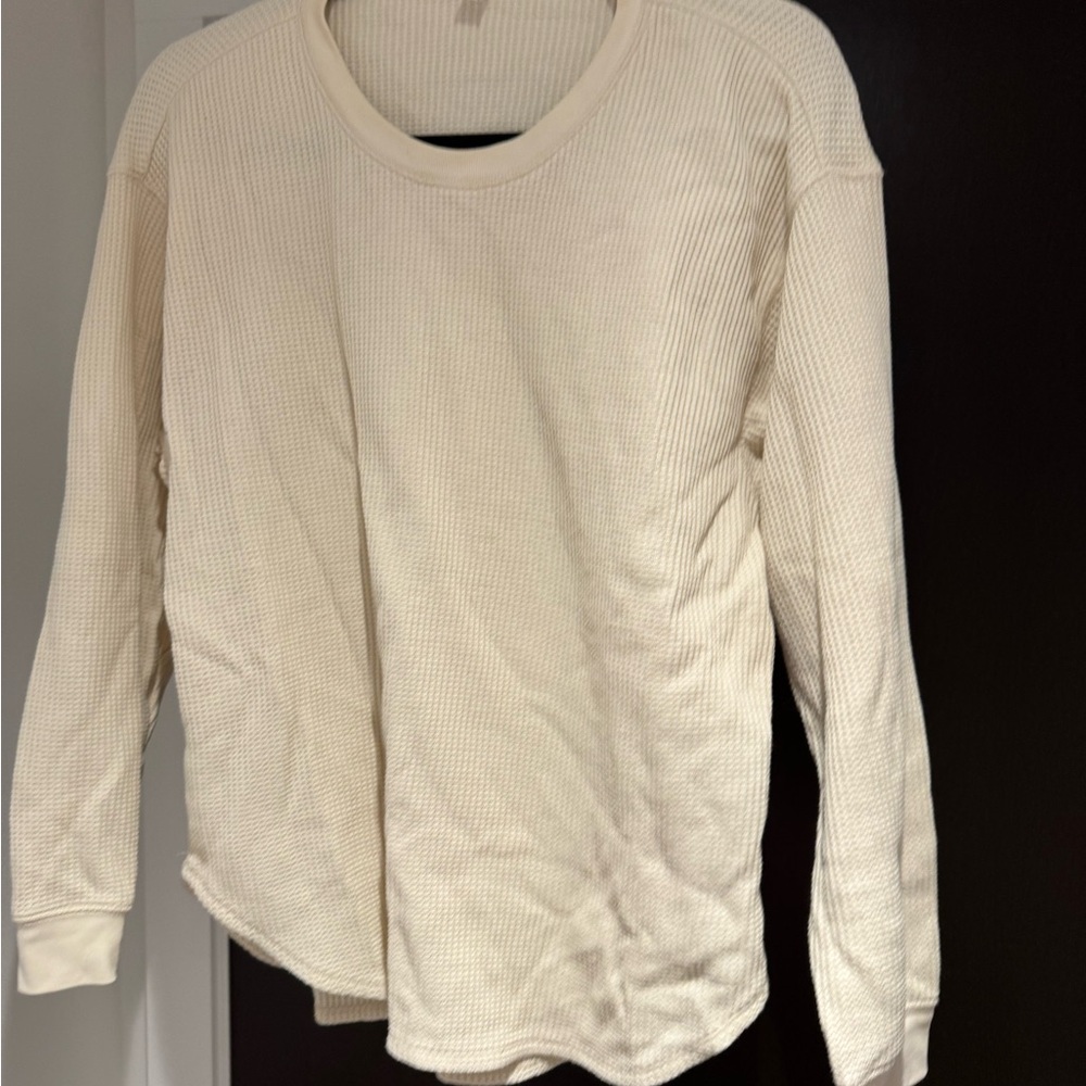 Women’s Cream Long Sleeve Shirt